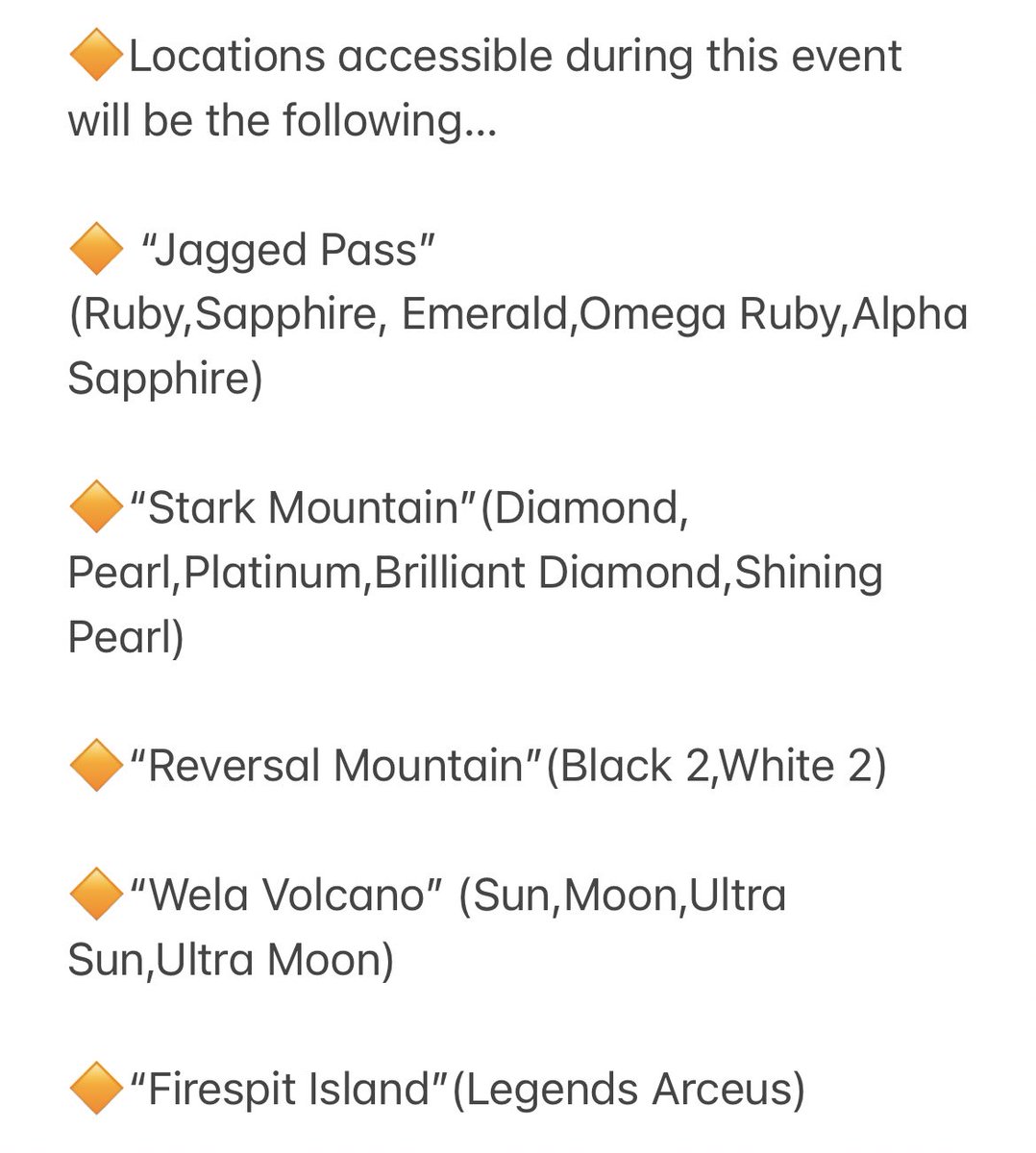 AceShinyHunters's tweet photo. Rules & How to enter in the upcoming shiny hunting event, “Vulcan’s Wrath!”
Like this Post & @R3G3_89 will assign you to a Team before the event starts.
We hope you’ll join us this Friday June 24 - July 1st! #ASH #AceShinyHunters #VulcansWrath 🌋 #TeamQuake VS #TeamStone https://t.co/pVz806ZRtR