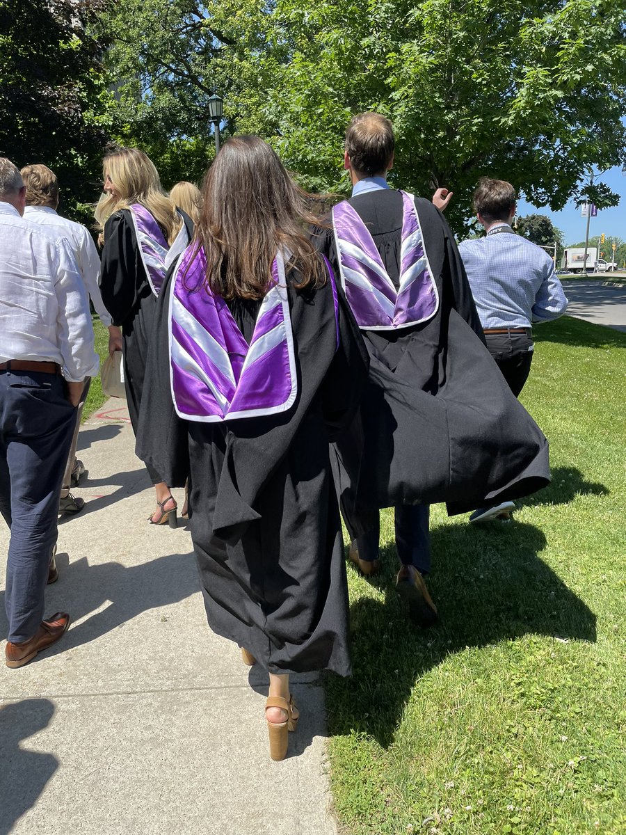 Graduation ceremony #2 for our daughter as she got her HBA from <a href="/iveybusiness/">Ivey Business School</a> today - very #purpleandproud parent! And fun to see some fellow <a href="/iveyalumni/">Ivey Alumni Network</a> parents with their new Ivey grads too! #WesternClassof2022 <a href="/westernuAlumni/">Western Alumni</a>