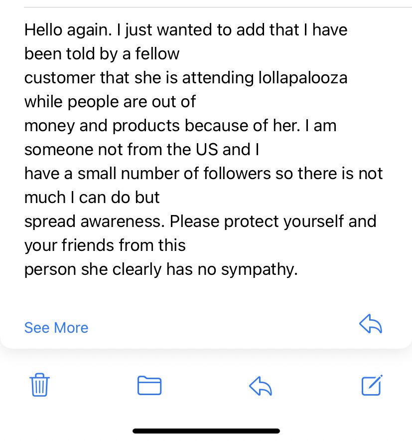 Since April I’ve been getting emails about a fellow shop that seems to have scammed quite a bit of people. I wanted to share what they’ve told me because this is just fucked up. I don’t want to be involved in any potential drama, but at the same time people need to be held-