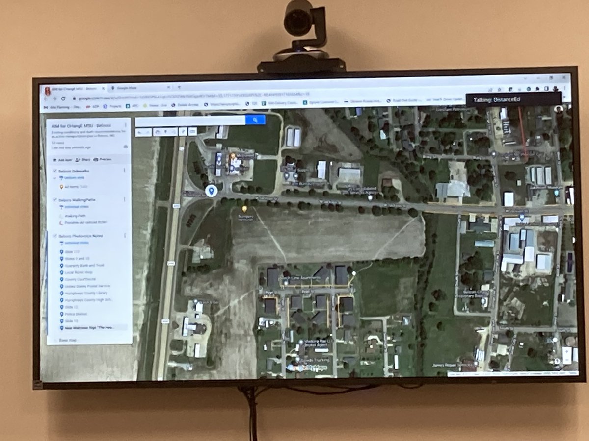 Leaders from Leland, Belzoni, &amp; Lexington gathered today to discuss hopes, disappointments, &amp; surprises about their towns as we partner on #active #transportation planning through #AIMforCHangE’s vibrant streets initiative. Thanks to <a href="/altafieldnotes/">Alta</a> for partnering on this.