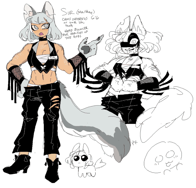 [oc] wolfgirl bouncer 