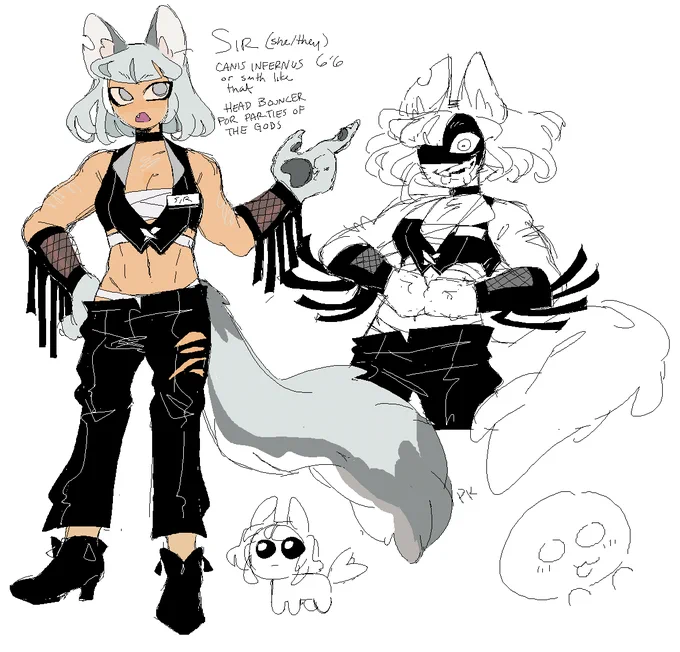 [oc] wolfgirl bouncer 