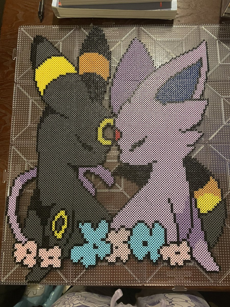 Jswiz489's tweet photo. Picked up a new hobby and finished my first commission ❤️ #perler #perlerart #pokemon https://t.co/wWDpPRdTyf