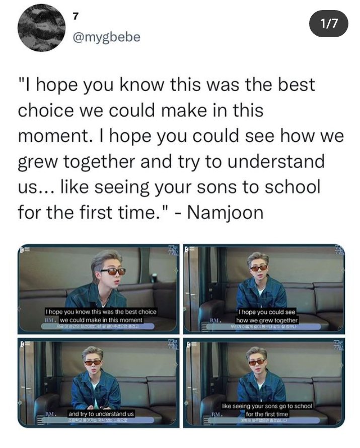 Sam28479799's tweet photo. I am too young to have sons @BTS_twt Mr. Kim Namjoon 😃 https://t.co/d1Z7f2TNgd