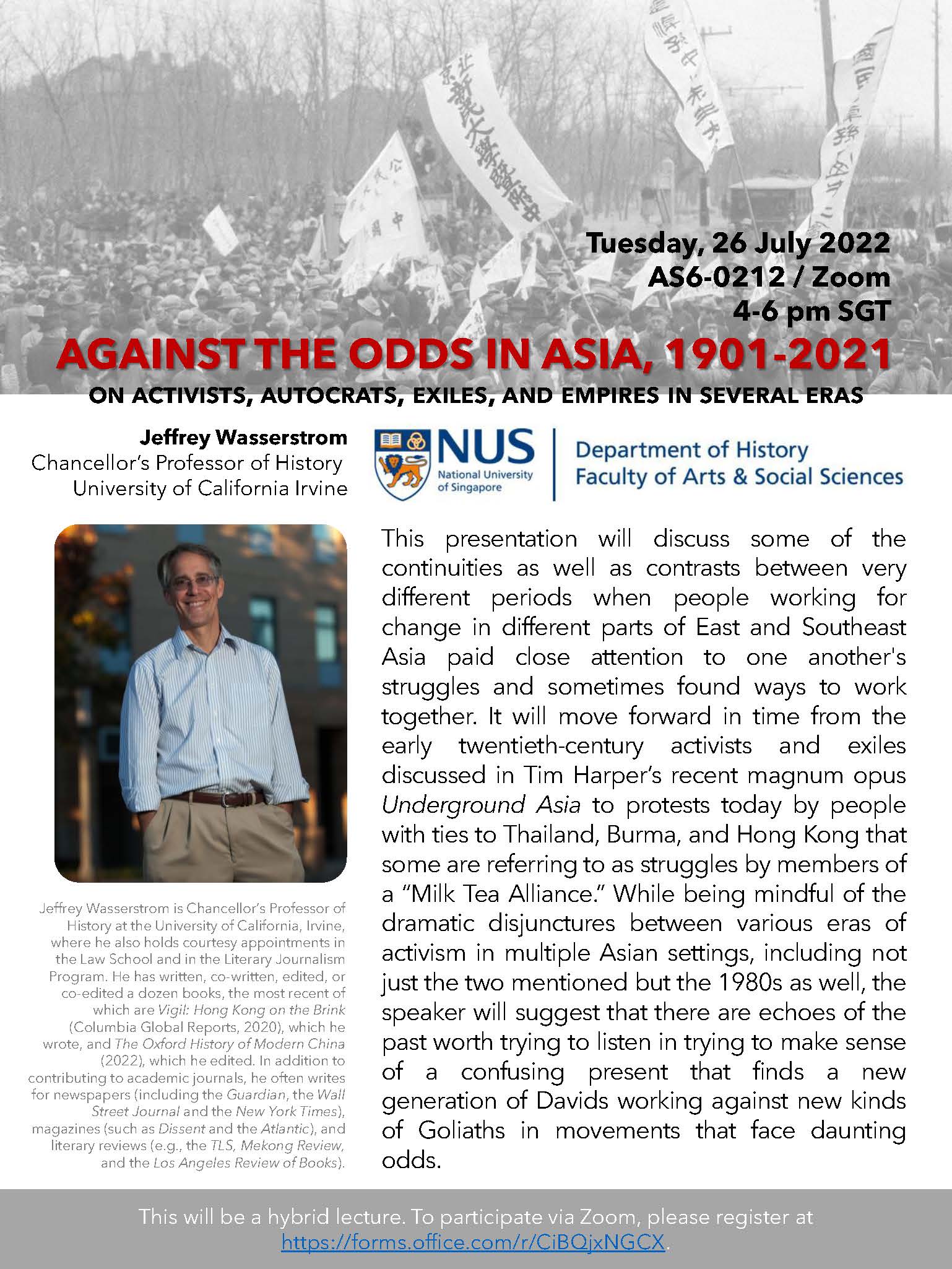 Nus History Department Nushistory Twitter