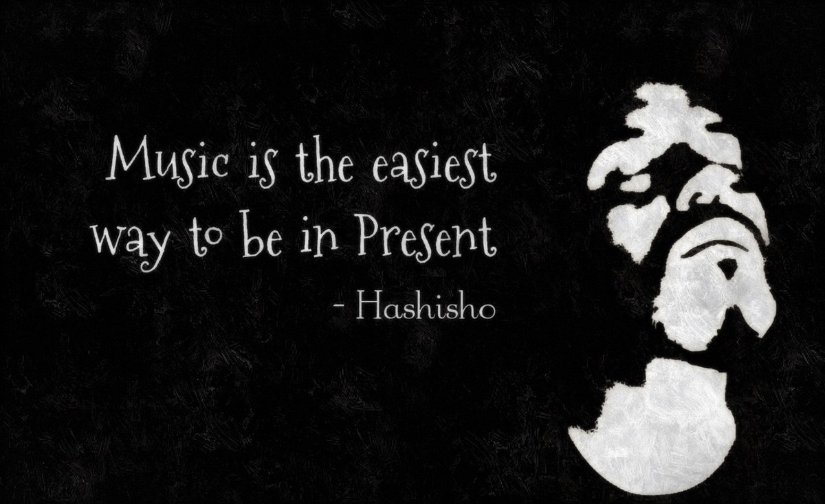Hashisomusic's tweet photo. Music is the easiest way to be in Present - Hashisho https://t.co/PvLlTf4sTg