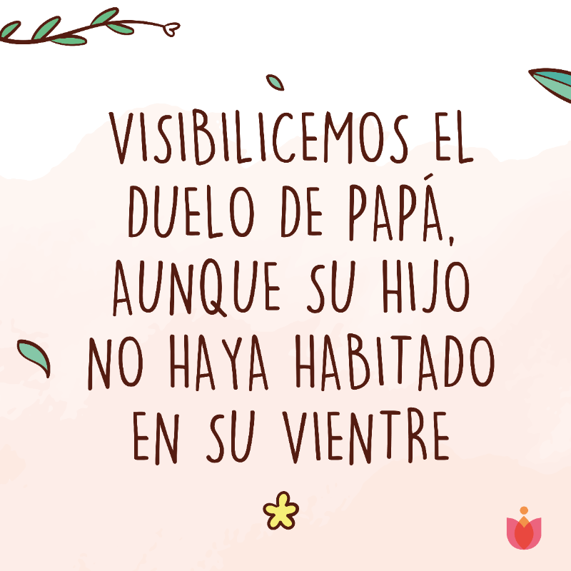 El duelo olvidado de papá.

Aunque su hijo no creció en su vientre, creció en su mente, su imaginación, planeando un futuro... al atravesar por la pérdida de ese hijo necesita para expresar su dolor, su vulnerabilidad y requiere un acompañamiento que valide sus emociones.