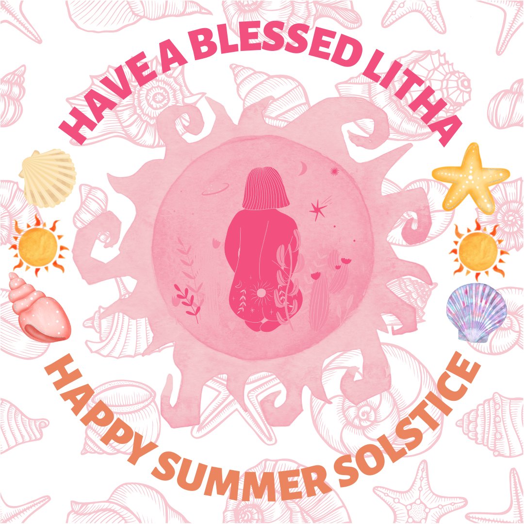 StellaRose's tweet photo. 🌞Happy first day of summer! I hope it was a good one. 🌻 Here the longest day is over, but wanted to share this little creation made with the amazing @canva #SummerSolstice2022 #graphicdesign #alittlefun #witchy https://t.co/XzTSAoGA0K