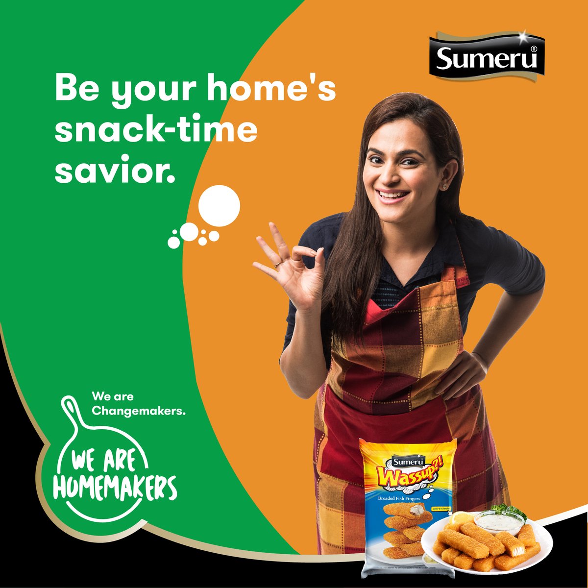SumeruOfficial's tweet photo. Make your family happy by serving them our amazing ready to cook range.

#sumeru #sumerufoods #wearehomemakers #homemakers #breadedfishfingers #fishfingers #munchies #snacks #delicious #food #mood https://t.co/lgAzklxbmM