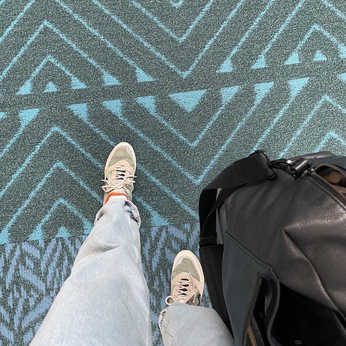 Aesthetically, I’m very on board with the carpets at YVR. But they are NOT a functional match for my pre-flight steps and make it really hard to push a suitcase around.