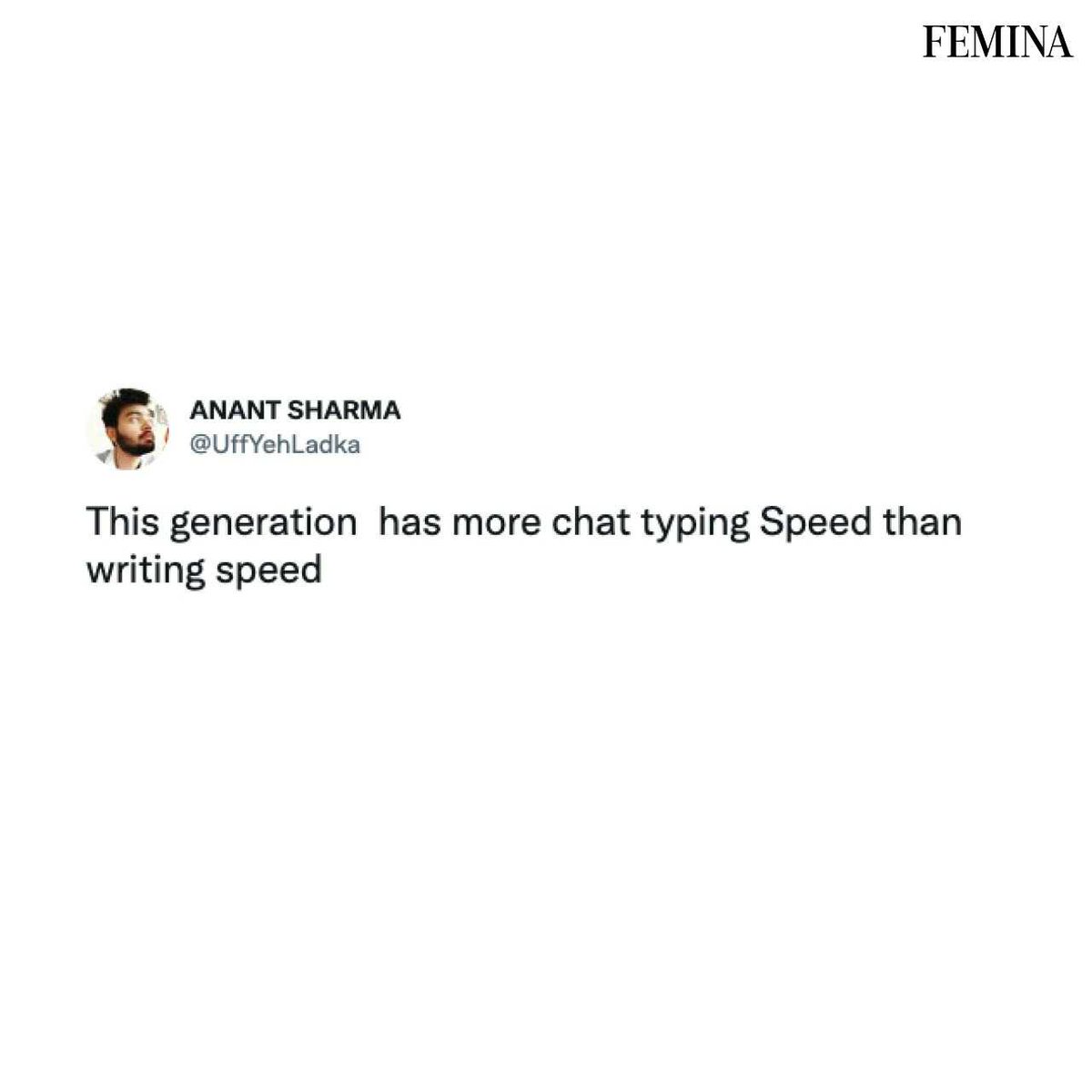 FeminaIndia's tweet photo. Creatures of habit 🥲
.
.
.
#tweet #meme #twittermeme #twitter #funny #relatable #lmao #rofl #tweetmeme #typing #speed #memeoftheday #femina #feminaindia https://t.co/mPYqodXj82
