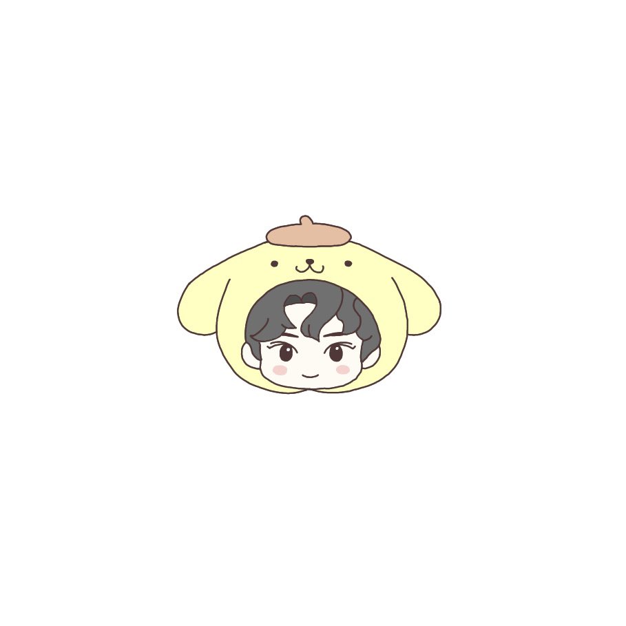 ジェヒョン×ポムポムプリン 髪色変えた🍑🍑🍑 #サンリオ #nct127 #nct