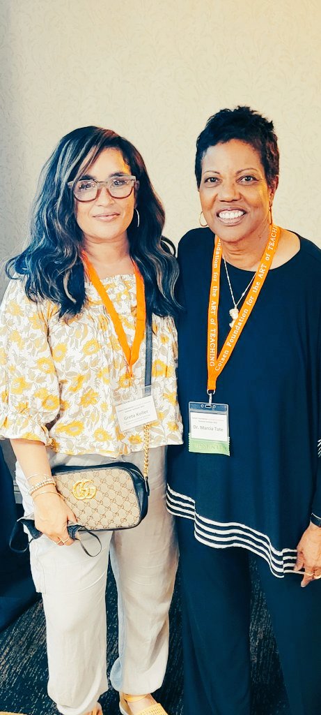 What a true honor  to have had the pleasure of attending one of my favorite educational  leaders and authors today,@drmarciatate at our Cotsen Summer Institute Truly a transformative experience!!
@CotsenAoT 
#CotsenConnect