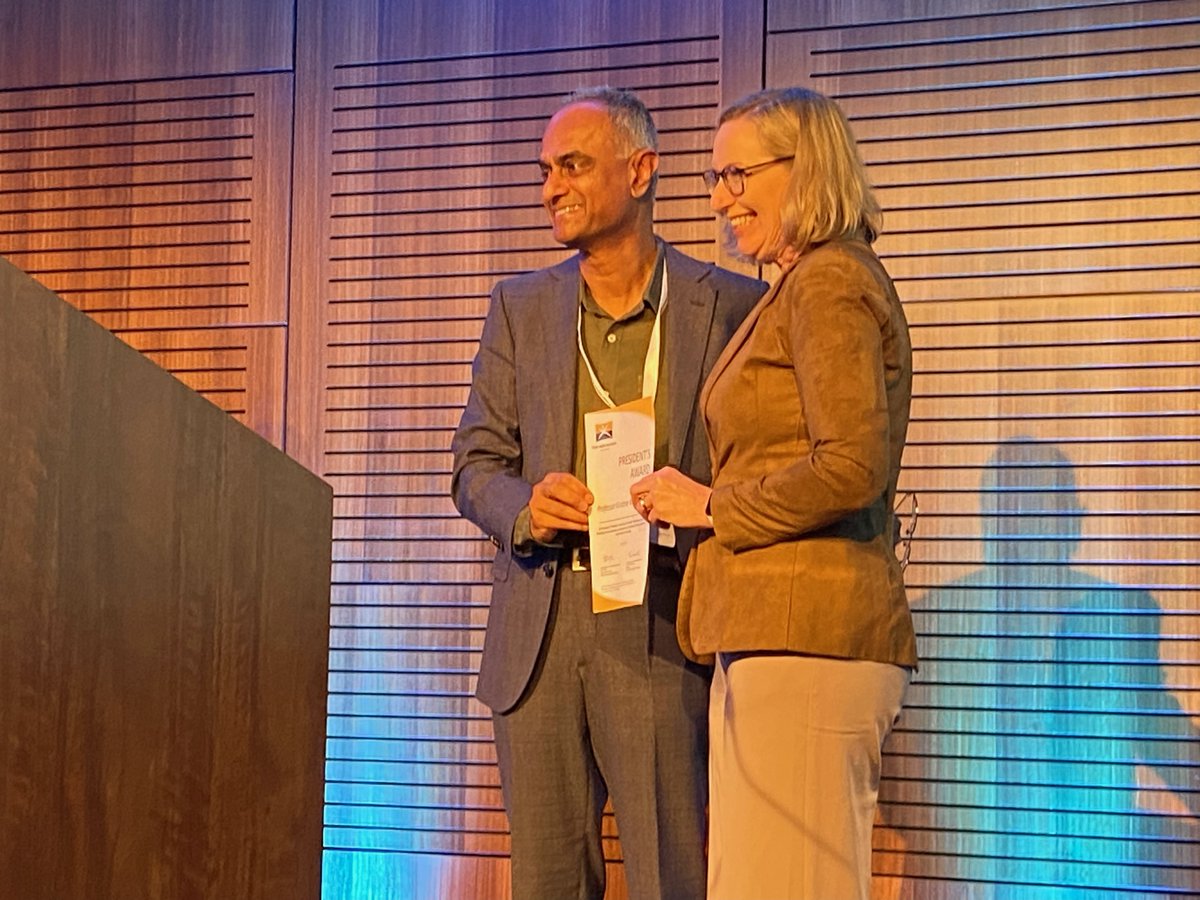 NCIRS's tweet photo. Congratulations to our Director, Professor Kristine Macartney, for receiving the PHAA President's Award in recognition of her outstanding contributions to #publichealth. Kristine and her co-chair @KirkMartyn were both recognised for their efforts towards organising the #CDIC2022 https://t.co/TqUYqJEdej