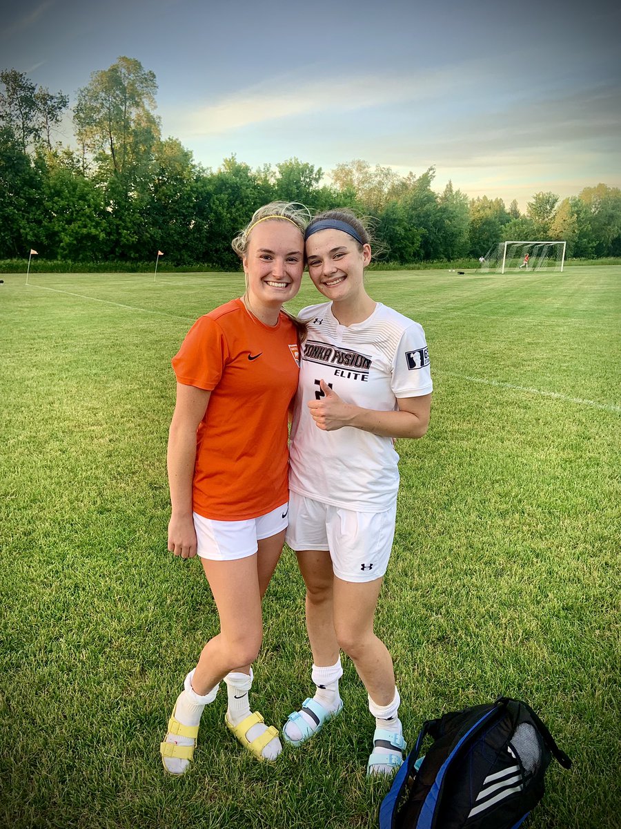 Opponents on the field tonight. Soon to be teammates at @GustavusSoccer. We are excited for you, Payton, and your teammate as you prepare for college soccer. 

#GoGusties 
<a href="/TonkaFusionMN/">Tonka Fusion Elite | #65Strong</a>
