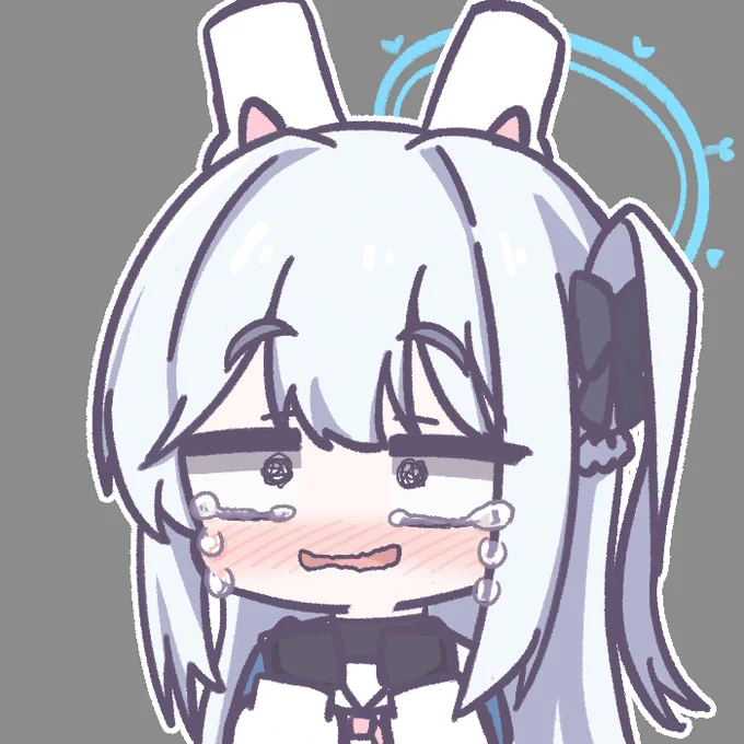 #ブルアカ  "ウサギは寂しいと死んでしまうんです..."