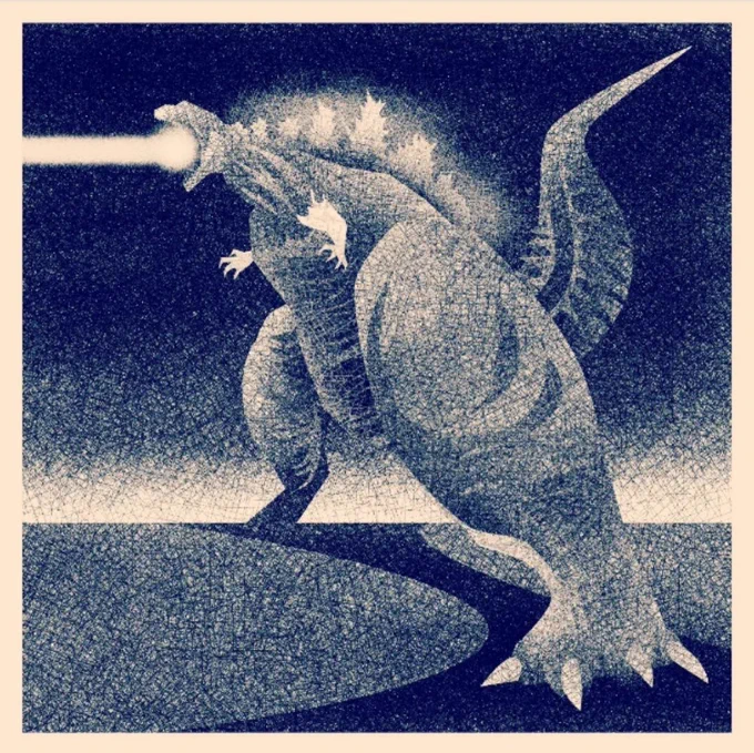 シン・ゴジラ
#イラスト #アート
#Illustrations  #art #godzilla 