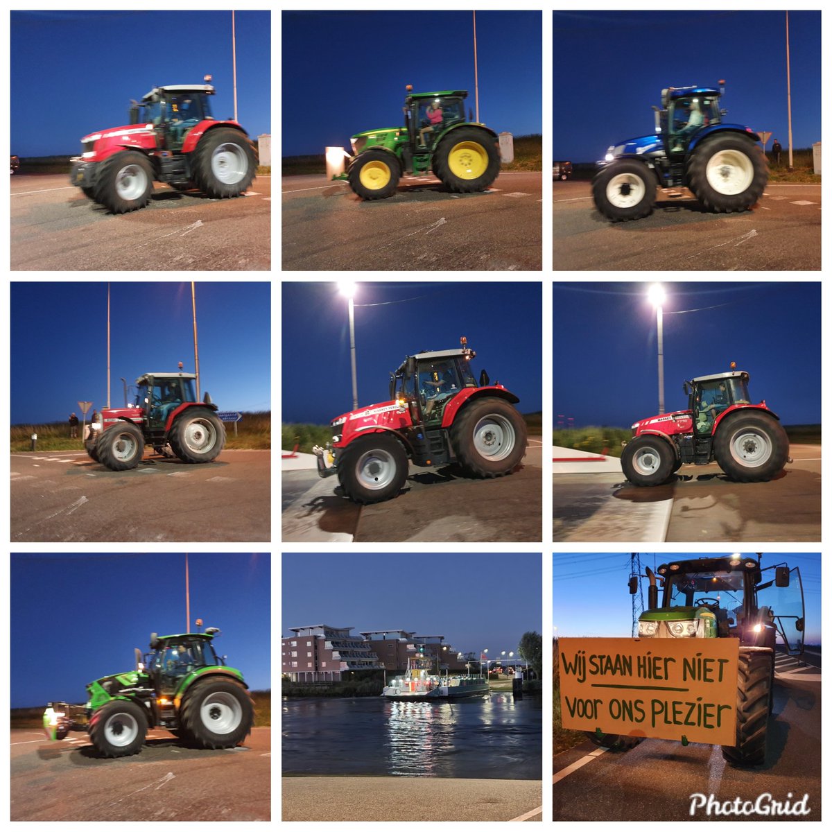 Daar gaan ze hoor! Op weg naar #Stroe. #Boeren en #boerinnen van Voorne-Putten. 
#boerenprotest #IksteunONZEboeren #Trotsopdeboer