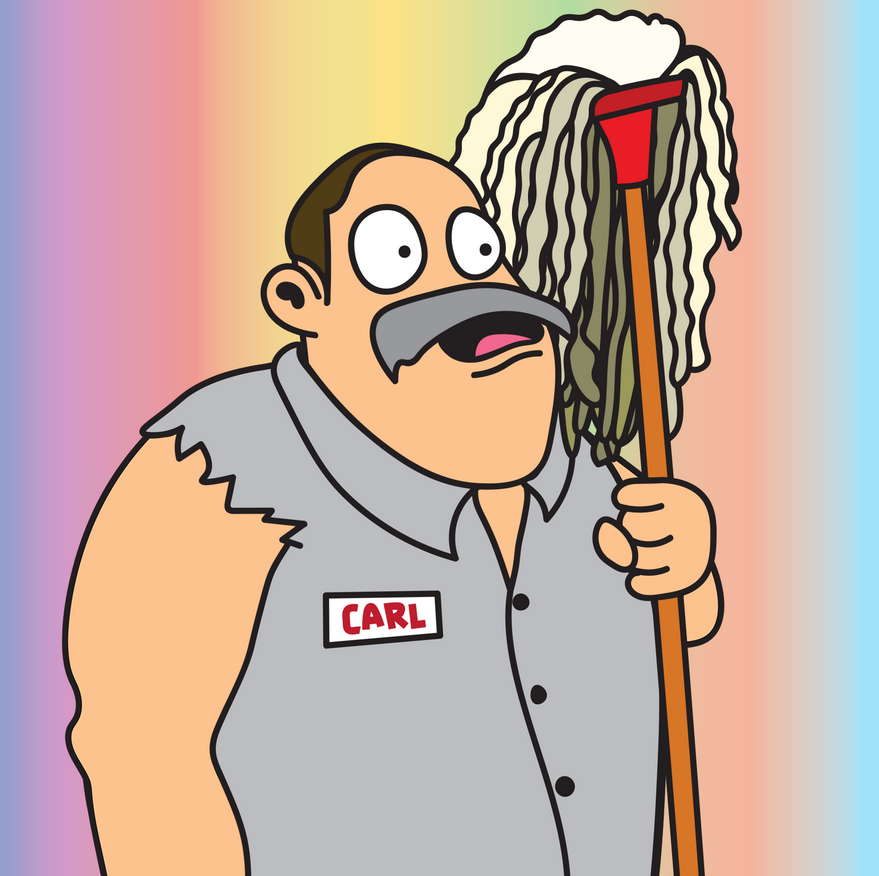 QueenRusskiy's tweet photo. Got me Carl cuz Carl is lit. 

@JanitorsNFT is one of the most UNDERVALUED projects I've ever seen. Check them out. 

#NFTCommunity https://t.co/P3IZKHmn6q