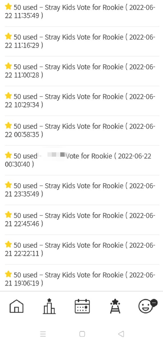 500⭐ for #StrayKids 
Congrats~