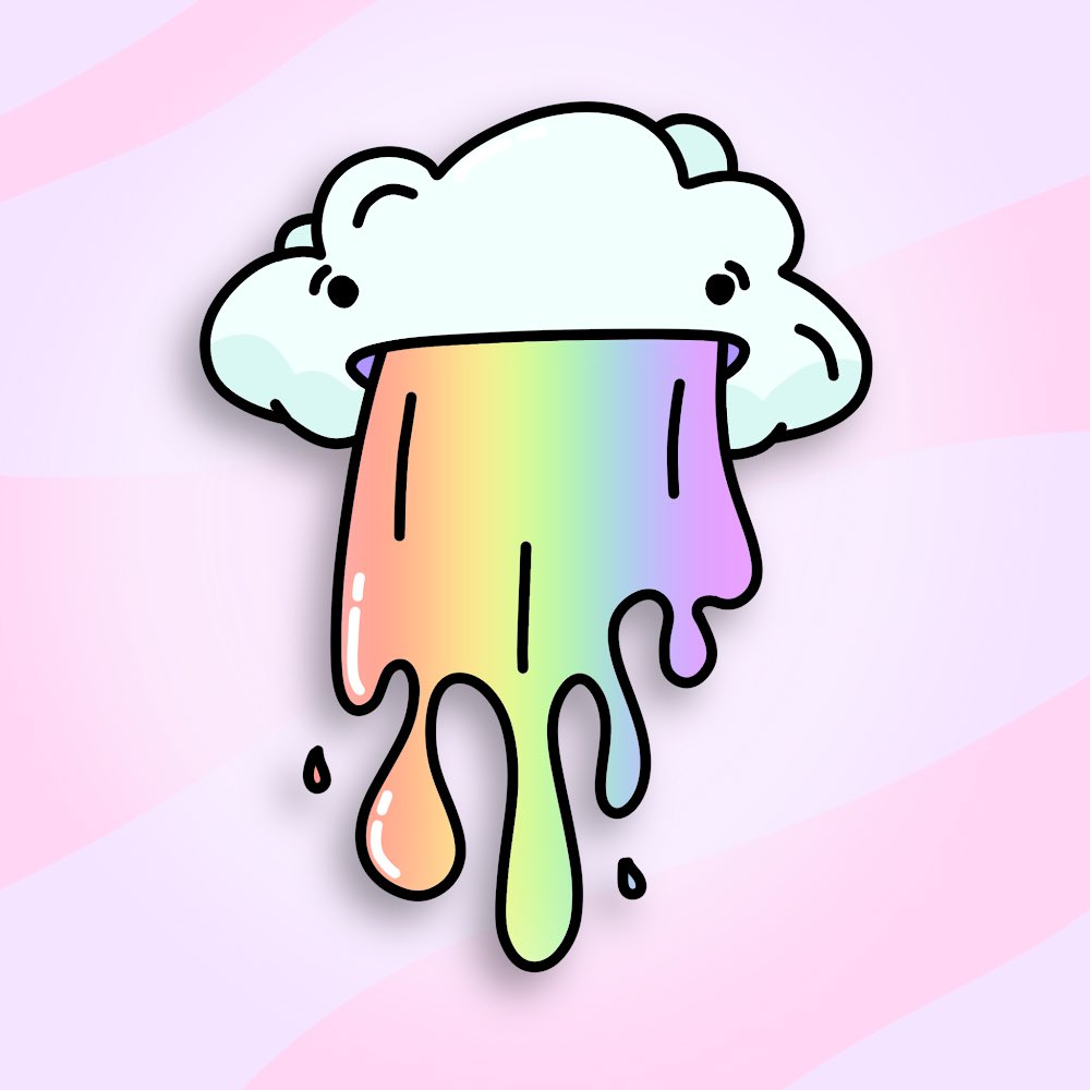 meet mr clouds 🌈 ☁️ 

we’re giving out 3 more of these guys to somebody who

: owns a doodled punk
: likes &amp; retweets