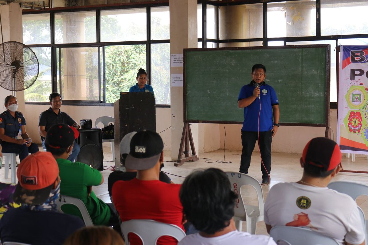 cordsrx's tweet photo. TAN-AWA: Gilunsad kauban ang lokal nga kagamahan sa Valencia City, Bukidnon ang ika-upat nga batch sa Community-Based Drug Rehabilitation Program (CBDRP) sa Barangay Government sa Poblacion niadtong Hunyo 20, 2022.

#CORDSX https://t.co/S6HtiiYKUI
