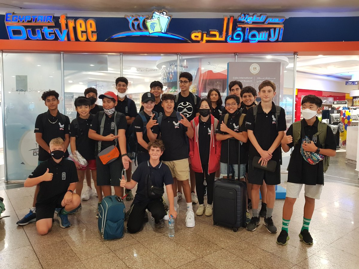 SelenaGa11agher's tweet photo. And we're off! Team CAC on our way to compete at the World Scholar's Cup Global Round in Dubai! @cactweets #WhereElseButCAC https://t.co/W1jityFE4H