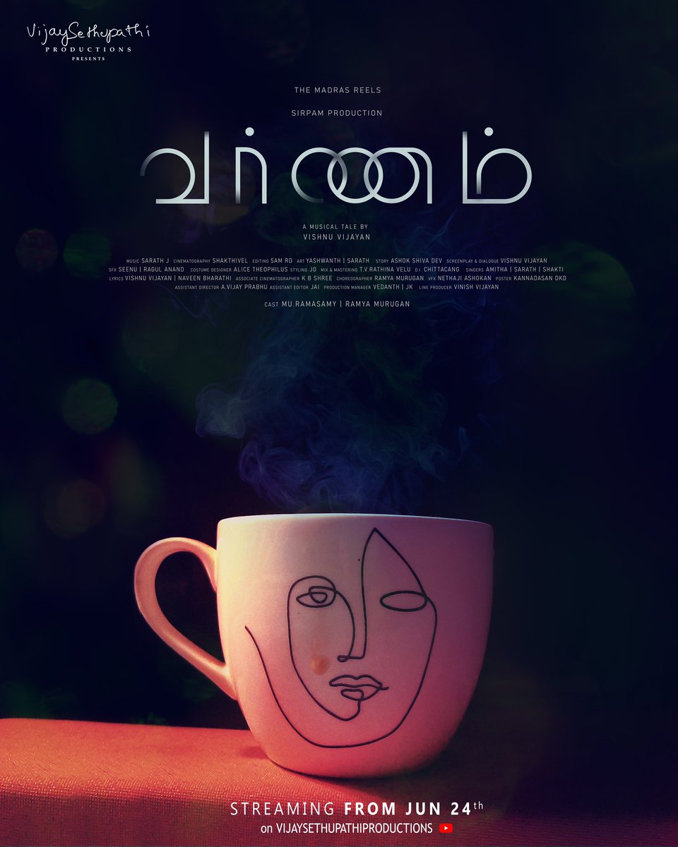 VijaySethuOffl's tweet photo. #Varnam is a short movie.
@vsp_productions 
#வர்ணம் Streaming From June24th 

@DirVishnuvj @Sarath54894097 @shakthirathina @SamRdx6 @KannadasanDKD https://t.co/S3Qomcit5l