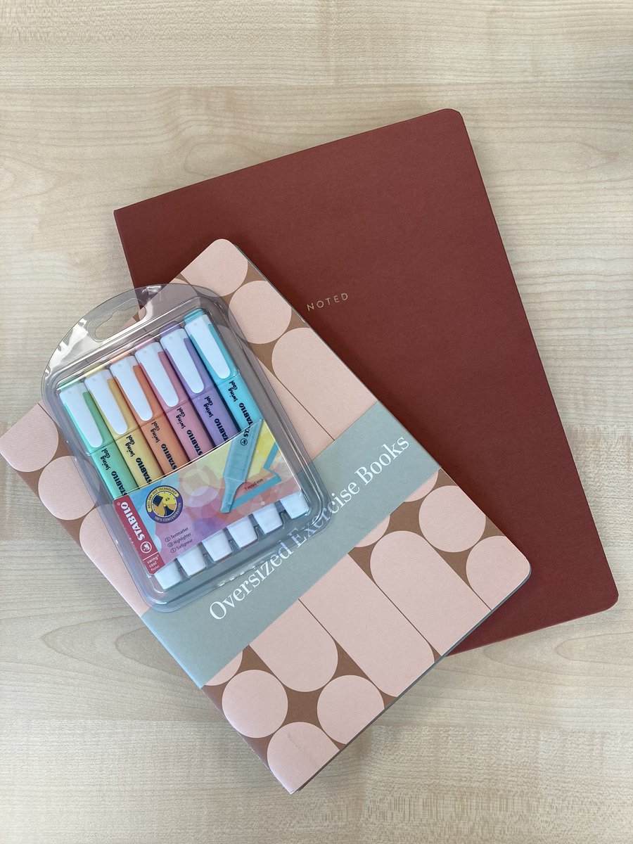 MegC_HR's tweet photo. Stationery remains the best motivational tool for me, a life long love of highlighters and beautiful notepads continues 😂😍 #stationery #lifelonglearner #apprenticeship #cipdlevel7 https://t.co/8fwQIcAiME