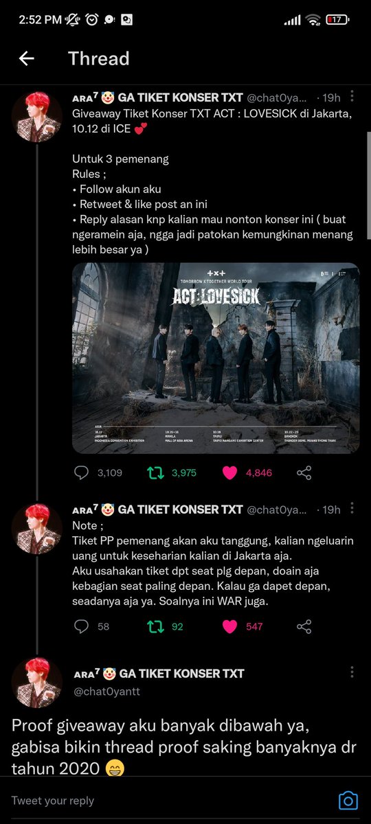 beomjunit's tweet photo. @chat0yantt thank you for the opportunity!! 
semoga bisa dapet rezeki ku disini untuk bertemu kawan2 txt huhuuu
alasan pengen konser karna ini TXT!!! TXT KE INDOOOO AAAAAAAA pengen nyanyi live bareng sama mereka, sama moa lain yg ribuan, saling berbagi tawa dan bahagia satu sama lain❣❣❣❣ https://t.co/LgbOPdeFDz