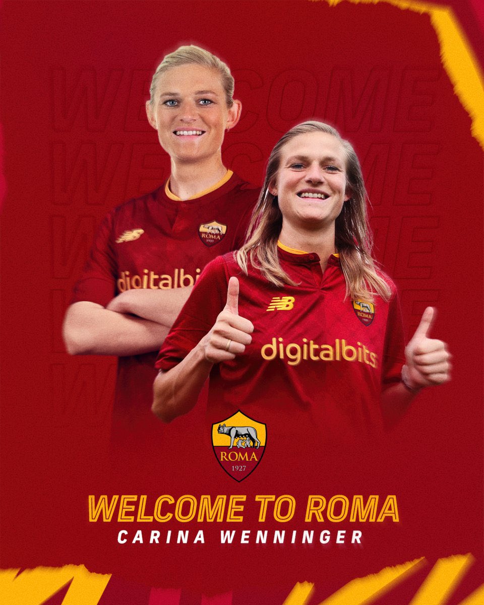 🟨 ANNUNCIO 🟥

🤝 Carina Wenninger è una nuova calciatrice giallorossa! 🇦🇹 

#ASRomaFemminile