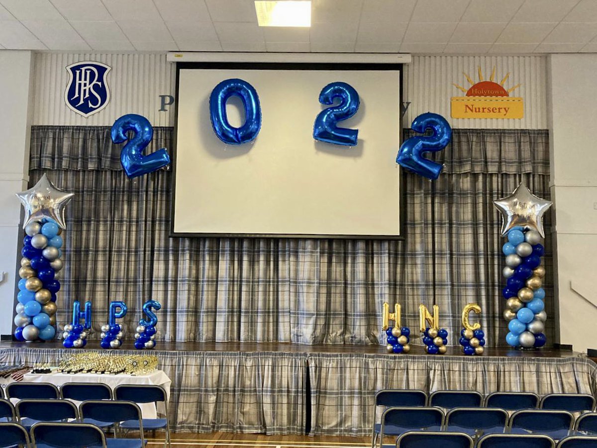 We’re all set for our end of year celebration this morning. #P7leavers #rightsrespecting