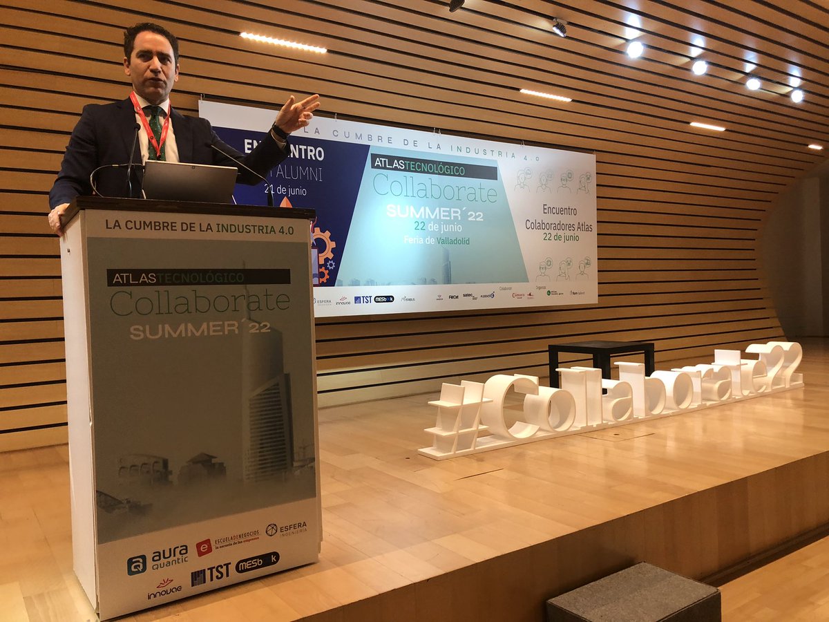 Impresionante <a href="/TeoGarciaEgea/">Teodoro García Egea</a> hoy en #CollaborateSummer.

No te pierdas la sesión en el canal de #YouTube de @AtlasTec