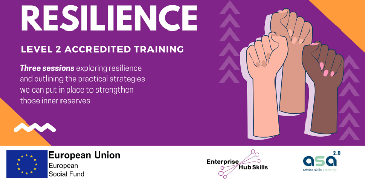 🙋‍♀️Do you want to learn how to bounce back from difficult life events? Our FREE resilience course can help! Over three sessions you will gain practical strategies you need to strengthen your inner reserves. 👏 Book here ➡️ow.ly/6IKW50JCMul