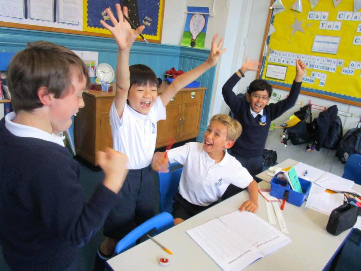 SJBWindsor's tweet photo. Year 4 have been having lots of fun with multiplication and division competitions in class this week. Lucas made us smile with his cool approach to inverse sums! ๐ฏ๐ #SJBmiddleschool #SJBmaths #SJBfun https://t.co/A9N8IXTjR8