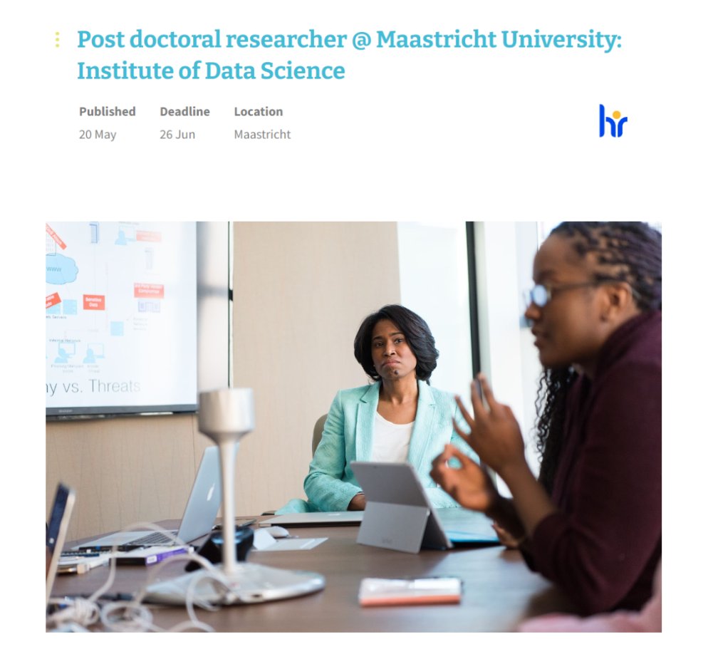 ***Application Deadline: Sunday 26 June***

Apply now for "Post-Doctoral researcher to work on projects in computational social sciences".

View the full vacancy:
lnkd.in/eVgRkA7s

#umdatascience #datascience #datasciencejobs #datadriven #datadrivenresearch #dataprivacy