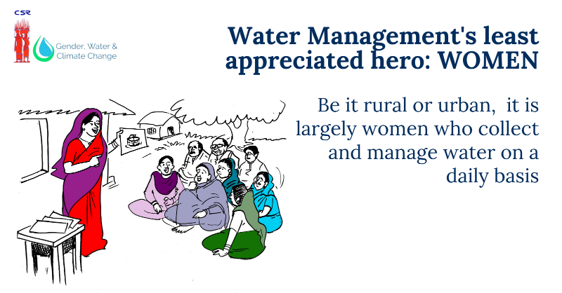 CSR_India's tweet photo. #Women have been a regular contributor to #India's #WaterManagement initiatives for years, and it's about time they are empowered as change leaders.
Women's #leadership is crucial to tackling the #WaterCrisis.

#CSR_India #ClimateAction #WomenLeader #WaterConservation