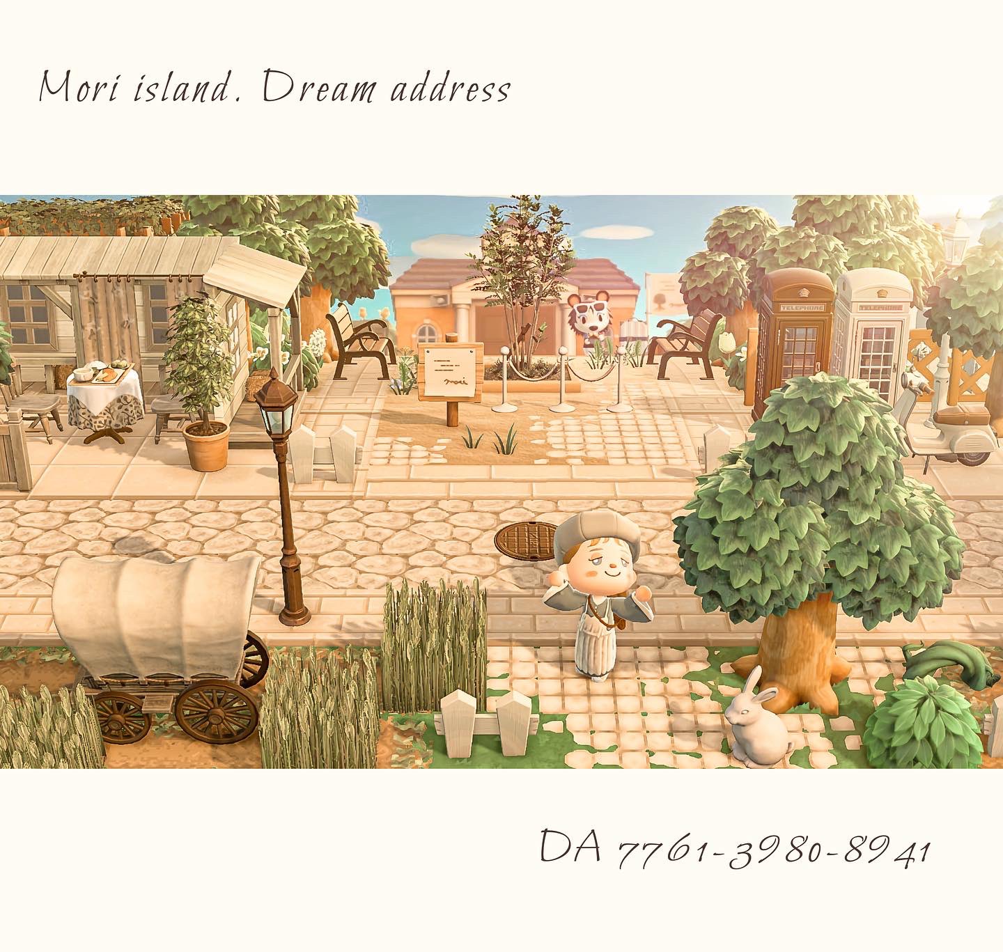 あつまれ どうぶつの森 あつ森】島紹介＆夢番地公開・シンプルでかわいい街と自然が