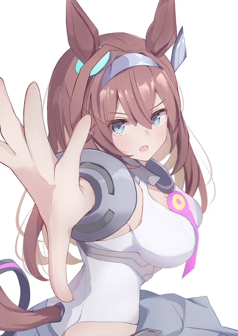 ミホノブルボンの勝負服好き✨
#ウマ娘 
