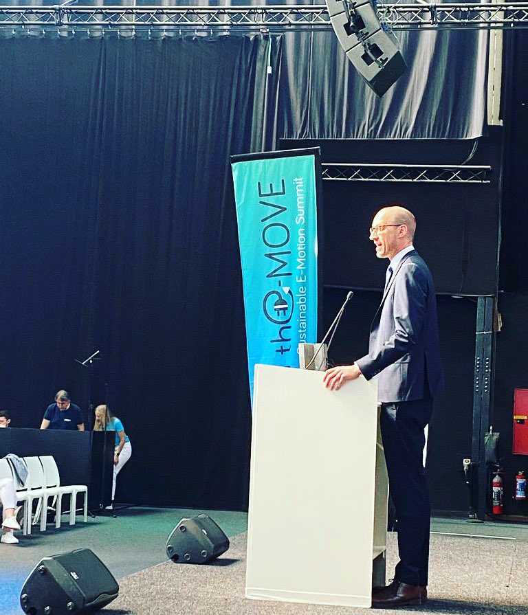 ✅ Minister Vincent Van Peteghem bij <a href="/onthemove_be/">On thE-MOVE Summit</a> over de fiscale hervorming als definitief startpunt vergroening in België.