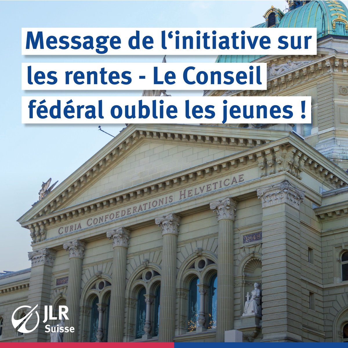 Le CF rejette l'initiative sur les rentes sans contre-projet. Pour <a href="/themattmueller_/">Matthias P. A Müller</a>, il est clair que « le Conseil fédéral brise ainsi l'équité entre les générations. L'âge de la retraite doit être relevé - pas seulement pour des raisons financières, mais parce que c'est juste ».