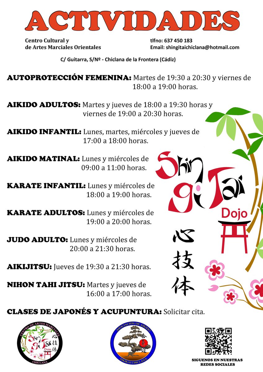ShinGiTaiChicl1's tweet photo. Actividades en SHIN GI TAI DOJO https://t.co/gKshuCGvs4