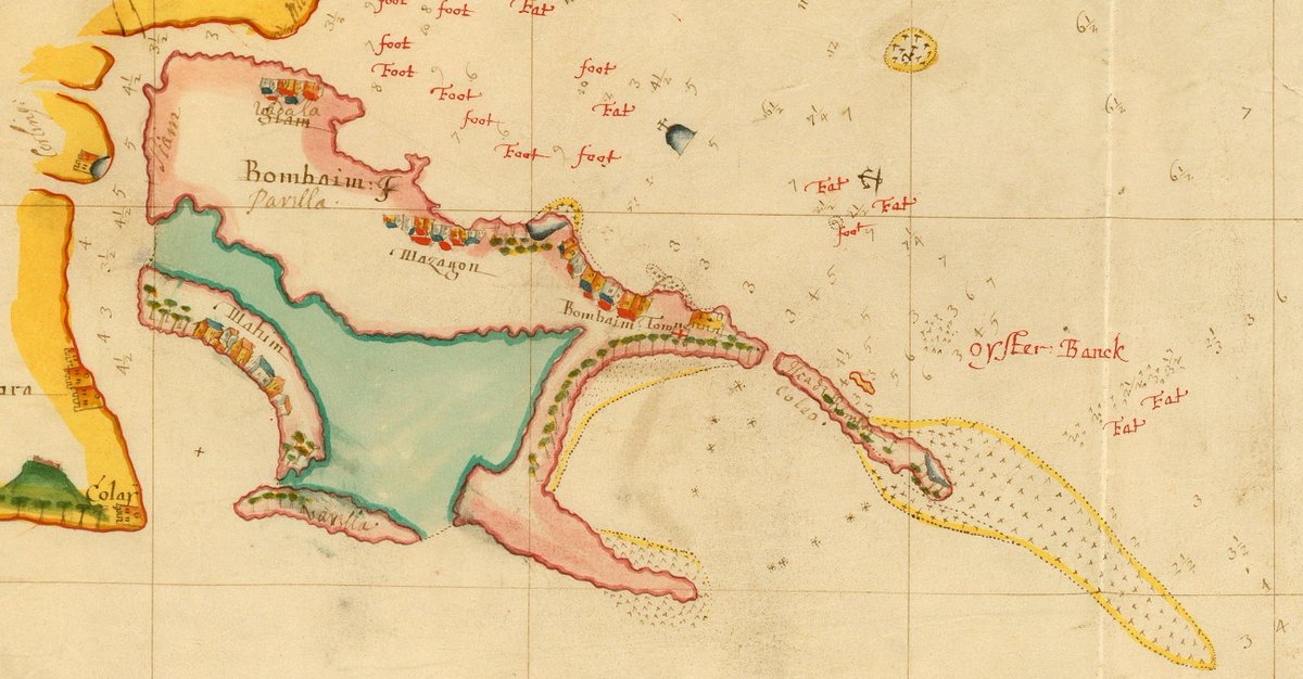 KhakiLab's tweet photo. #DidYouKnow? Some maps of pre-reclamation Bombay shows it as 4 islands, some as 3, and some as 2.
Pic Courtesy: John Carter Brown Library
#Maps #IndianMaps #Bombay #Mumbai #OldMumbai #Reclamation #MumbaiCity #History #Heritage #OnlineTalk https://t.co/t1W0A2xm8b