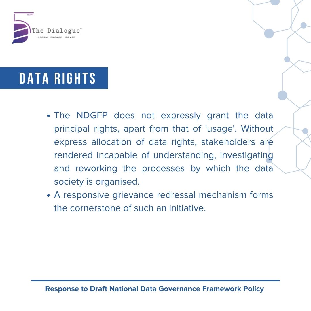 _DialogueIndia's tweet photo. #ReportLaunch: The draft National Data Governance Framework Policy (#NDGFP) is a testament to the regulatory foundation being laid for what is being termed as a framework for a ‘digital whole of government’.
➡️ Read here - https://t.co/9WOUaPHS8p. https://t.co/gwj2n2iRYh