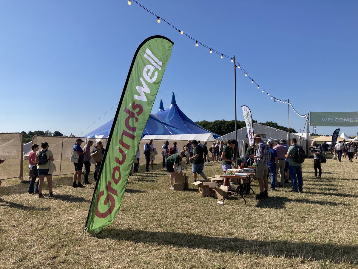 HoldsworthPR's tweet photo. Not quite Glasto but looking good #Groundswell22 https://t.co/LJhxBasQ01