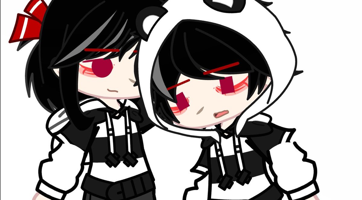 WeirdJean's tweet photo. We Got Dared To Use Panda theme Clothes On Whatsapp, I Know This Is Gacha Club I Do It With My Genderbend https://t.co/258zYTmrFC