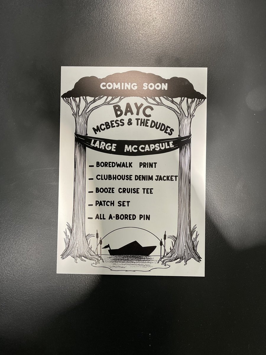 i’ll take 1x L McCapsule 🙏

<a href="/mcbess/">mcbess</a> <a href="/BoredApeYC/">Bored Ape Yacht Club 🍌</a>
