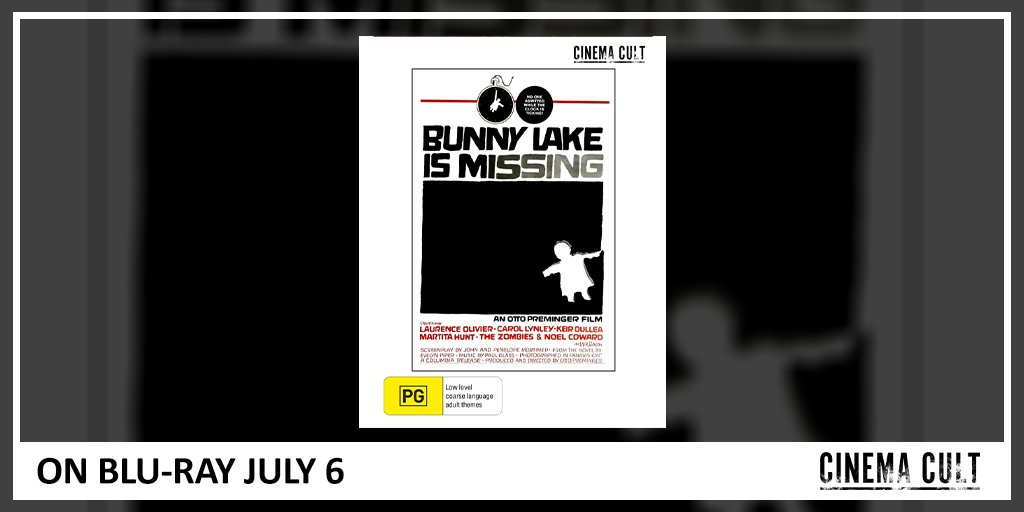 shockau's tweet image. BUNNY LAKE IS MISSING - When Ann Lake goes to pick up four-year-old Bunny at her new preschool in London, she's told that no child by that name is enrolled there. 

📀 ON BLU-RAY &amp;amp; DVD JULY 6

🛒 Shop it here: bit.ly/3zW98hM