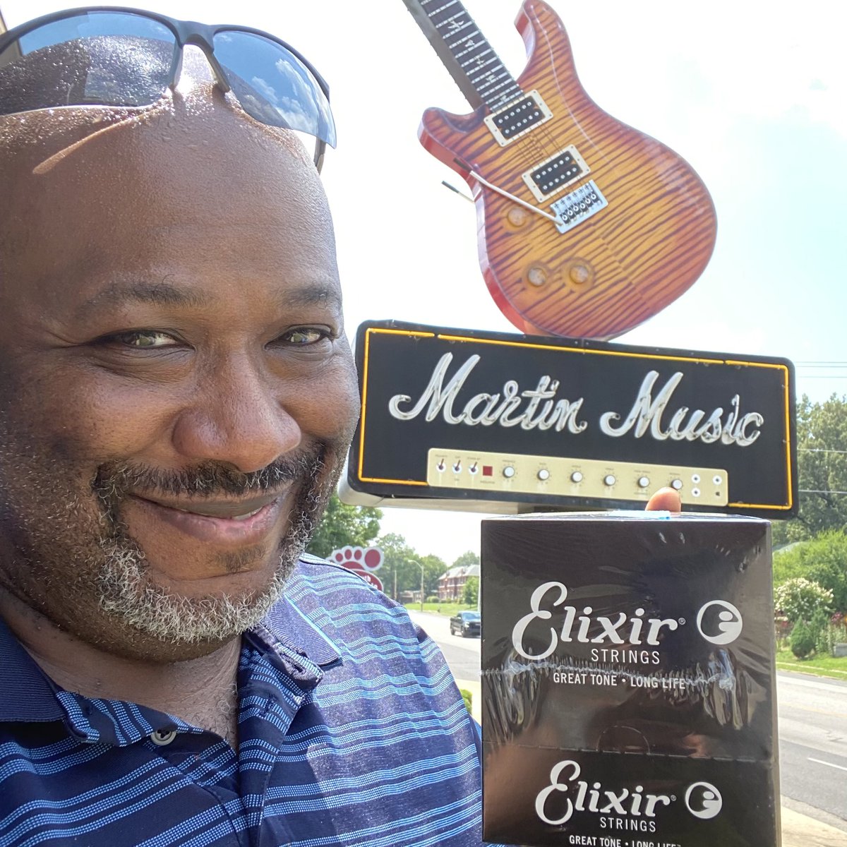 chrisgalesmusic's tweet photo. Had to go restock on strings at @MartinMusicTN . I usually buy my @ElixirStrings a case at a time an I try to keep two to three sets and some single E,B and G strings in my guitar case at all times. #elixirstrings #supportlocal #acousticguitar #taylorguitars #fulltimemusician https://t.co/FCQcQXFF8S