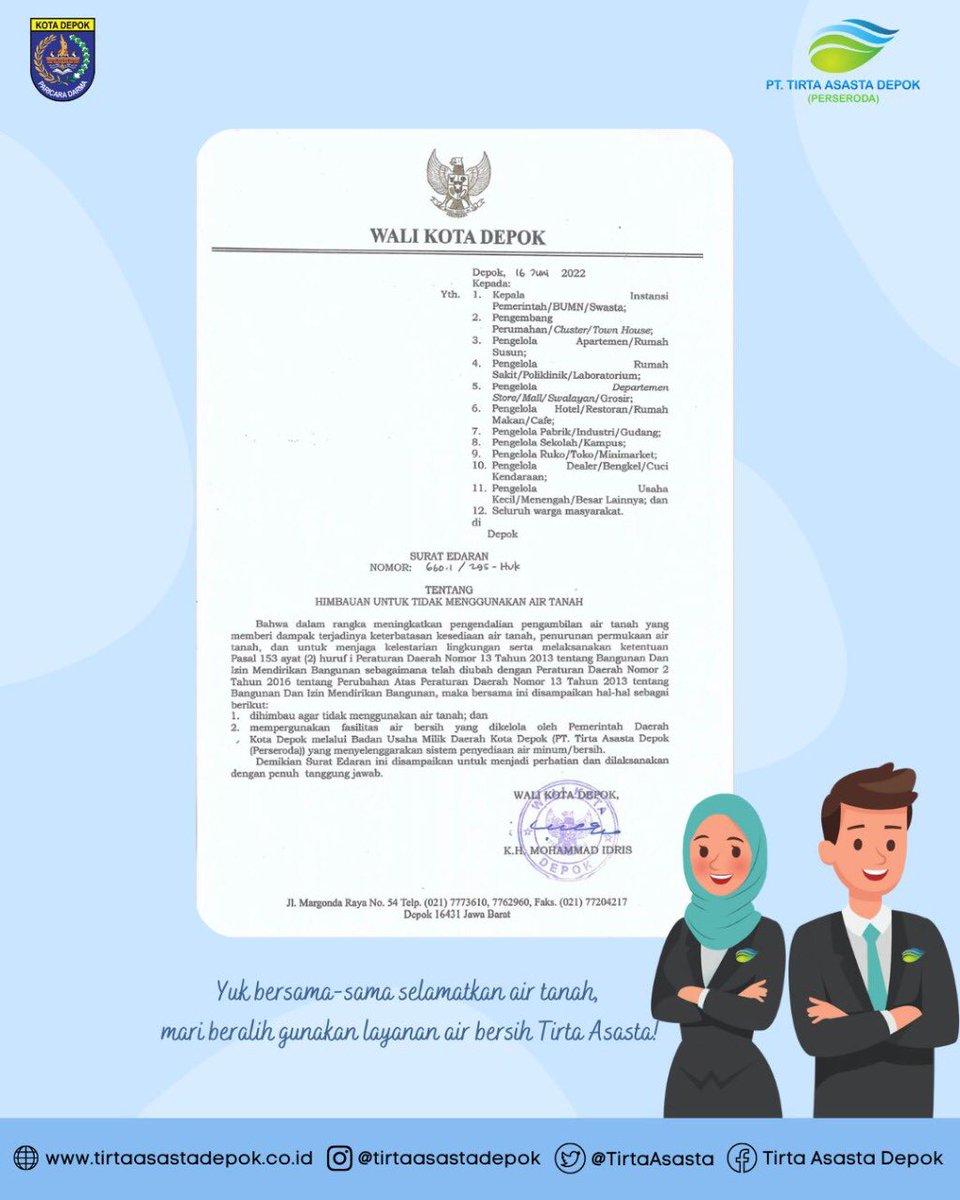 Tirta Asasta Depok tweet media
